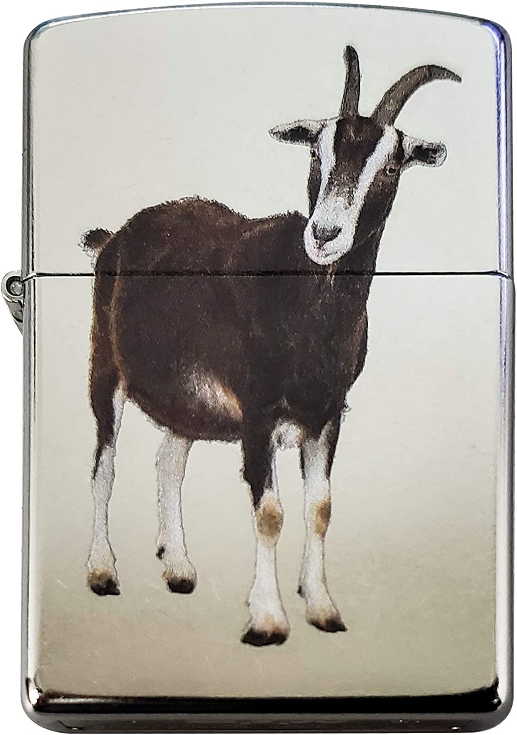 Cute Goat - Street Chrome Zippo Lighter