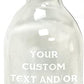 Custom Engraved OR Color Printed 750 ml Glass Wine Bottles - Add Your Text or Logo