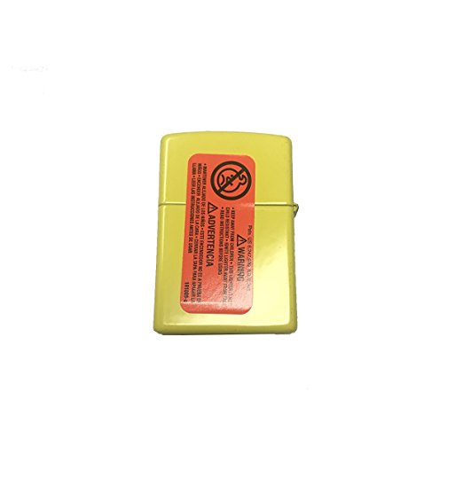 Glaucoma Prescription Weed Leaf with Sunglasses - Lemon Matte Zippo Lighter