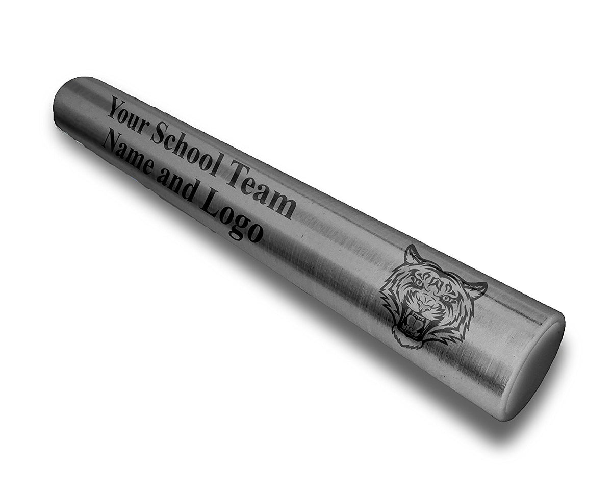 Customized Track Batons Custom Silver Aluminum Track and Field Relay Baton Personalized Gift ...