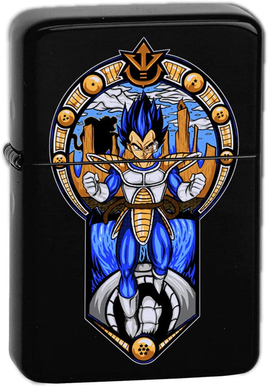 "Prince" Dragonball Anime Parody - Black Matte Vector Lighter