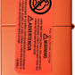Live Slow, Die Whenever Sloth Design - Orange Matte Zippo Lighter