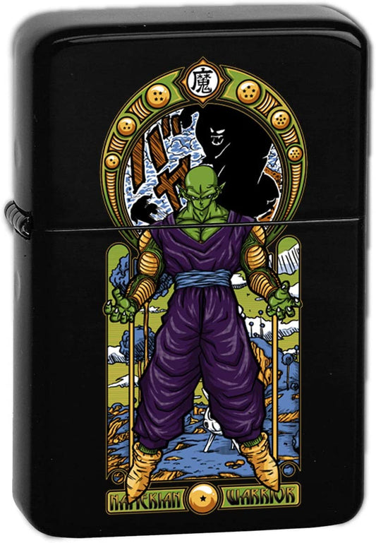 "Namekian" Dragonball Anime Parody - Black Matte Vector Lighter