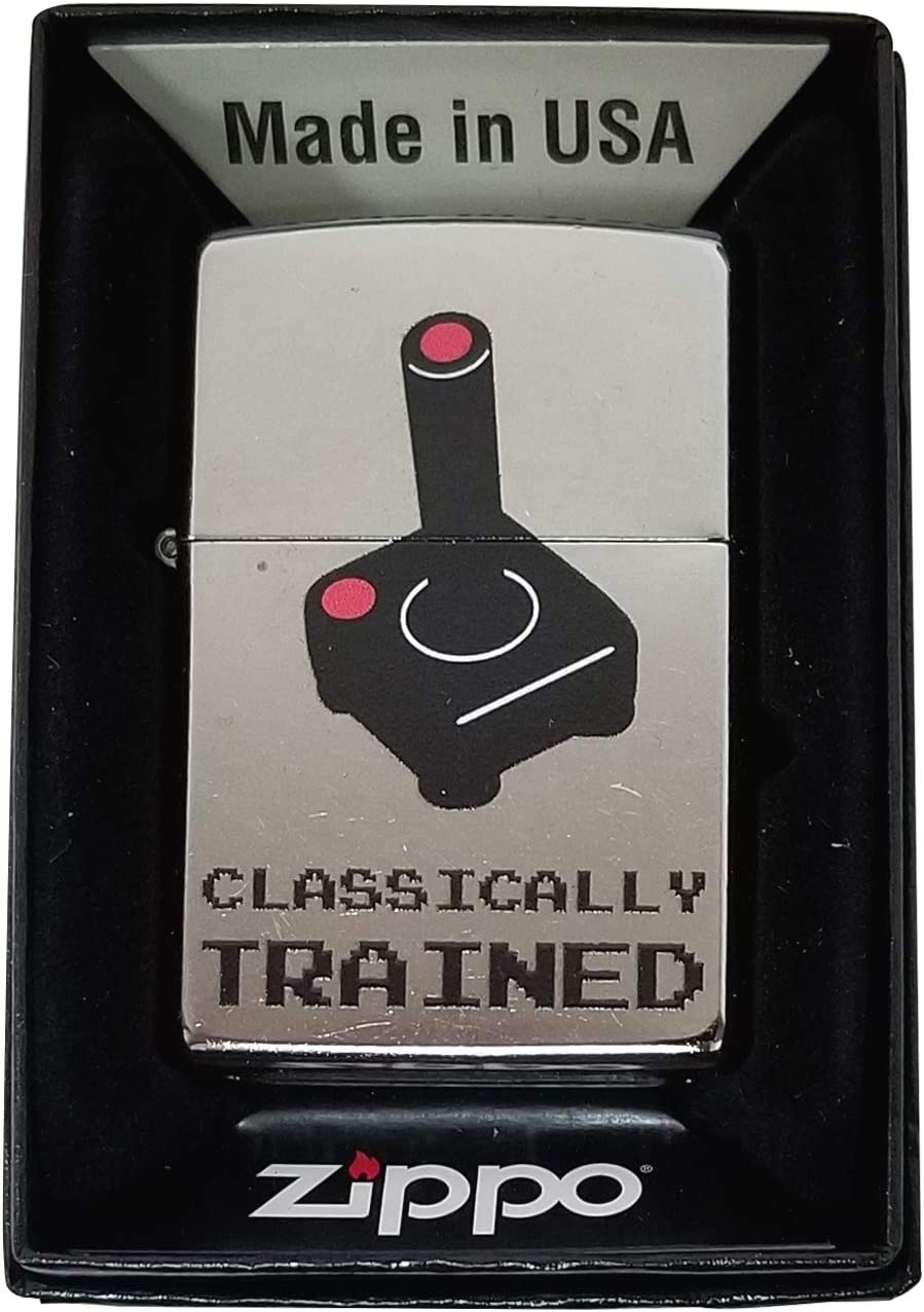 Classically Trained Joystick - Street Chrome Zippo Lighter