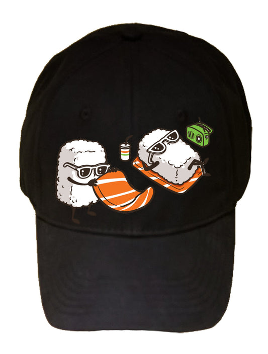 "Summer Sushi" Sunbathing on Beach Hat