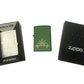 Leaf Heart Beat Design - Engraved Moss Green Matte Zippo Lighter