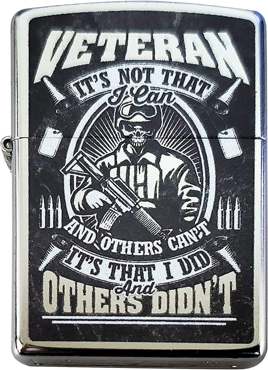 Veteran It's Not That I Can - Street Chrome Zippo Lighter