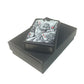 Queen of Diamonds Card Gambling with Kings - Black Matte Zippo Lighter