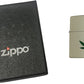 Smiley Face Pot Leaf - Cream Matte Zippo Lighter
