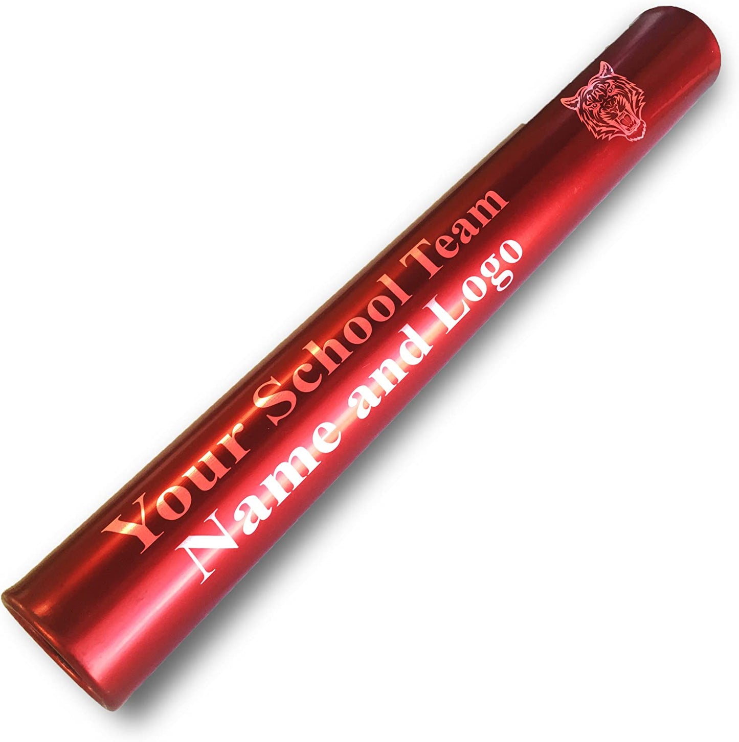 Custom Engraved Aluminum Track and Field Relay Baton - Add Your Team Name or Logo