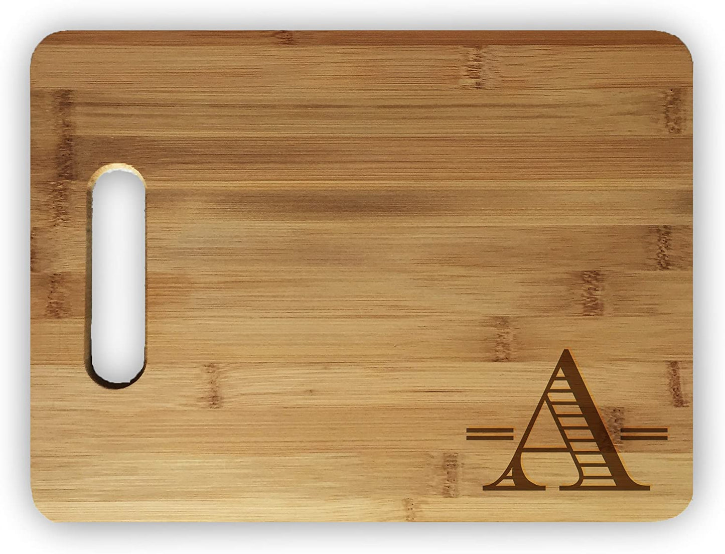 Custom Engraved Large Bamboo Wood Cutting Board - Add Your Text, Logo, Photo - Choose from 6 Designs!