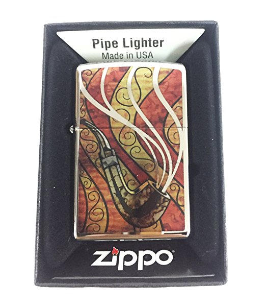 Pipe and Smoke - Fusion High Polish Chrome Zippo Lighter