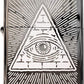 The All Seeing Eye of Providence - Engraved Black Ice Zippo Lighter