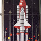 Space Shuttle Launch to the Stars - Street Chrome Zippo Lighter