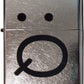 Surprised Emoji Smoker Face - Street Chrome Zippo Lighter