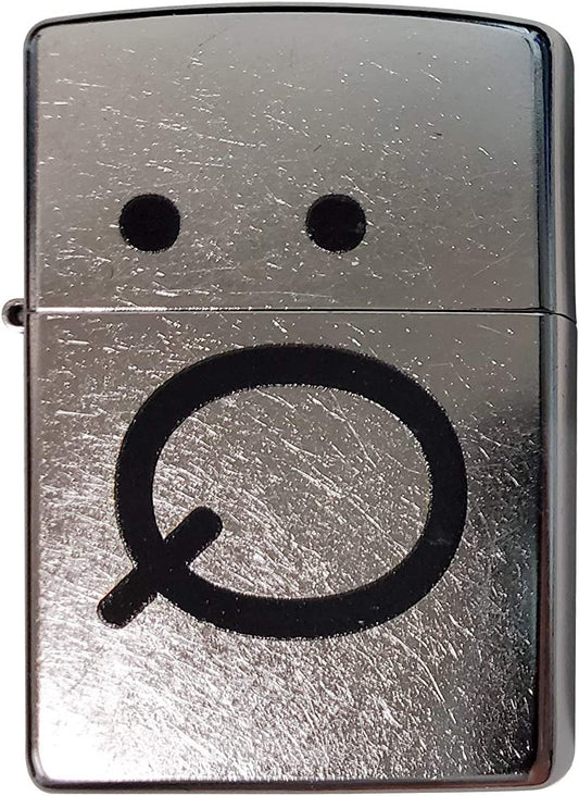 Surprised Emoji Smoker Face - Street Chrome Zippo Lighter