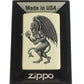 Demon Gargoyle Winged Horror Gothic Monster - Flat Sand Zippo Lighter