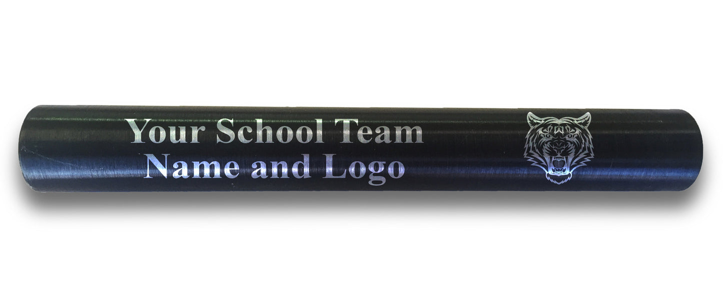 Custom Engraved Aluminum Track and Field Relay Baton - Add Your Team Name or Logo