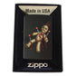 Voodoo Doll Stuck with Pins - Black Matte Zippo Lighter
