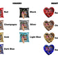 Custom Color Printed Square or Heart Sequin Pillowcase - Add Your Text, Logo, Photo