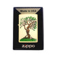 Forest Nymph Lady Tree Woman - Cream Matte Zippo Lighter
