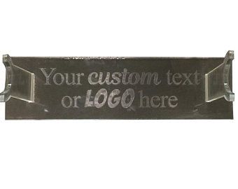 Laser Engraved Acrylic Baton Holder Personalized with Your Custom Logo or Text Athletic Track and Field Team Relay Unique Trophy Display Stand